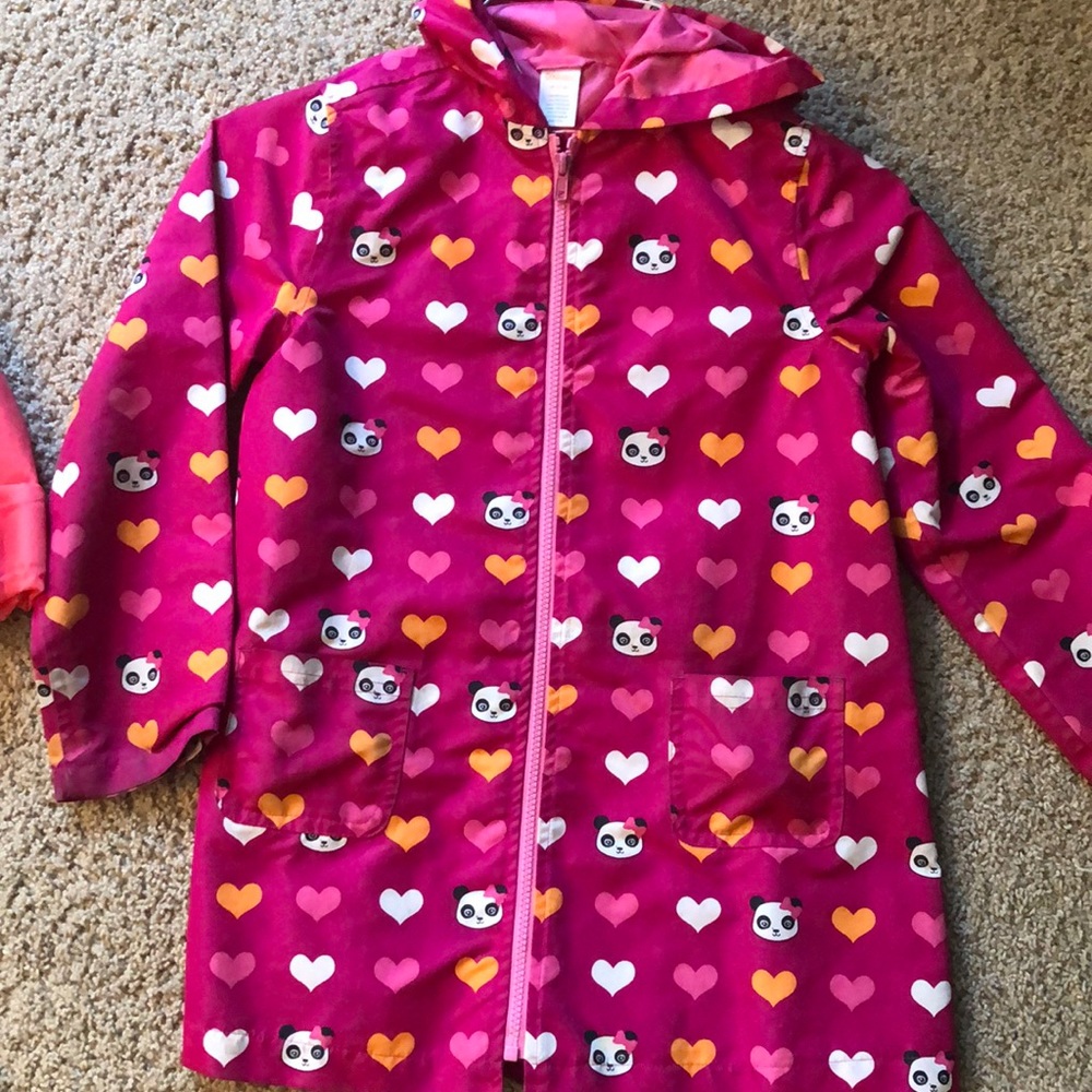 Gymboree Panda Raincoat size 7-8